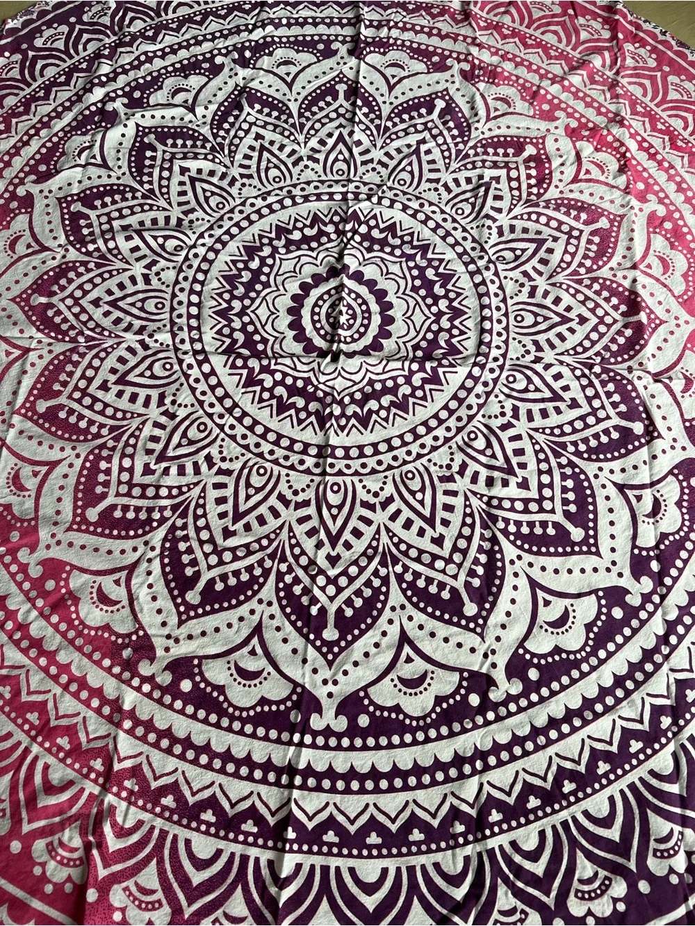💜💗 Bohemian Round Mandala Tablecloth